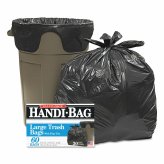 Super Value Pack Black Trash Bags - 30 Gallon Capacity, 60 Count