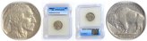 Dated Buffalo Nickel with ICG EF 45 Details