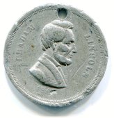 Lincoln 1864 White Metal Token - Rarity-9