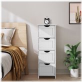 Whitehaven 4-Drawer Wooden Dresser