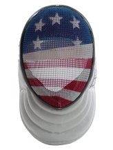 National Guard Epee Mask - USA Flag Pattern (Small)