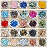 Earthstone Round Beads Collection