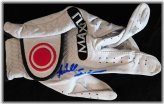 MaxFli Golf Glove Signed by Michelle Simpson with JSA Authentication