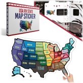 United States Travel Tracker - RV and Camping Sticker Map