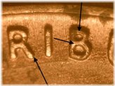 1945 P Doubled Die Reverse Lincoln Cent #1
