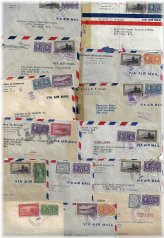 Panama Censored Postal Covers - 1940s War Time Collection