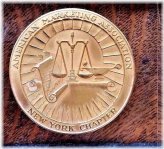 Pace College 1957 Annual Student Science Award Paperweight