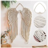 Angel Wing Macrame Wall Hanging - Bohemian-inspired DIY Home Decor