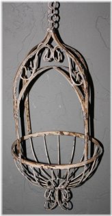 Victorian Rustic Hanging Planter Basket