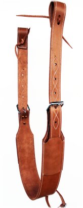 Rustler's Ride Leather Flank Cinch with Billets