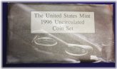 1996 Commemorative Mint Set with 50th Anniversary W Mint Dime