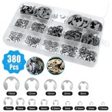 VersaLock Assortment Kit - 380 Stainless Steel Retaining Rings in 14 Sizes