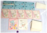 Retro Baby Shower Greeting Card Set