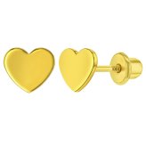 Tiny Hearts Gold Plated Earrings