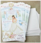 Quinceañera Celebration Set - 10 Spanish Invitations for My 15th Birthday