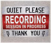 Silent Sound Studio Sign