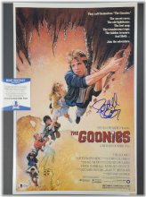 Goonies Poster Autographed or Richard Donner with BAS COA