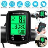 AquaMeter - Waterproof Wired LCD Digital Cycling Computer with Odometer