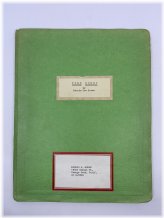 Time Bomb Unproduced Original Screenplay by Morris Lee Green (1955)