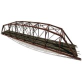 Hybrid Truss Bridge for HO Double Track Railroad