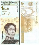 Venezuelan 1 Million Bolivar Soberano Banknote, 2020