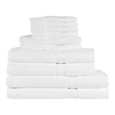 Pure Elegance 10-Piece Bath Towel Set