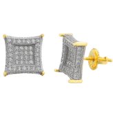 Kite CZ Stud Earrings