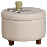 Ivory Haven Ottoman