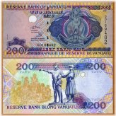 Vanuatu 200 Vatu Banknote - DD-Prefix, UNC