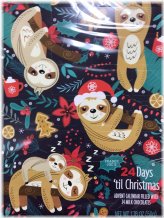 Sloth Artwork Chocolate Countdown Calendar