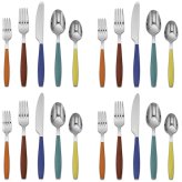 Harmony Elegance Stainless Steel 20-Piece Flatware Set