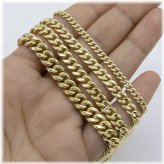 14K Yellow Gold Miami Cuban Link Anklet