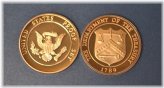 Brass DCAM Token - 1789 Department of Treasury Proof Set