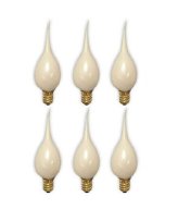 Pearlized Silicone Dipped Electric Candle Bulbs