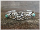 Turquoise Horse Bracelet by Roberta Begay