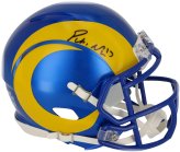 Los Angeles Rams Autographed Riddell Speed Mini Helmet by Puka Nacua