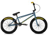 Slate Blue/Yellow Wolf BMX Bike