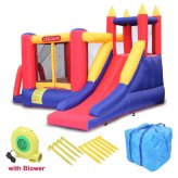 Jumpin' Castle Water Slide Inflatable Playset