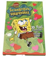 Sandy's Valentine's Greetings - 30 cards featuring your favorite Bikini Bottom characters