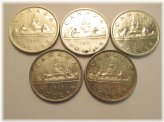 Canadian Silver Dollar Collection