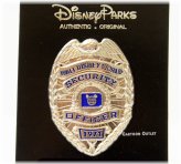 Disney Security Officer Pin