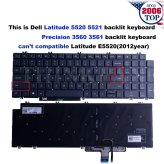 Backlit Keyboard Replacement for Dell Latitude & Precision Series