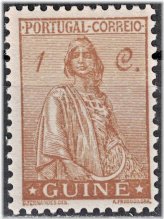 1933 Portuguese Guinea Ceres Stamp