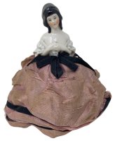 Porcelain Half Doll Pin Cushion