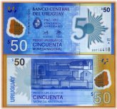 Uruguay Commemorative Polymer Banknote, 50 Pesos Uruguayos, 2017 (2018)