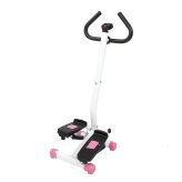 Air Stepper Fitness Machine with Handle - Pink