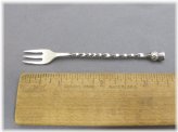 English Thistle Twist Canapé Fork