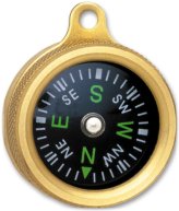 Marbles Brass Body Pocket Compass