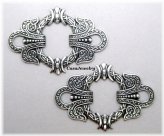 Timeless Sterling Silver Open Center Components - Set of 2