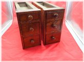 Victorian Oak Treadle Sewing Machine with 6 Drawers